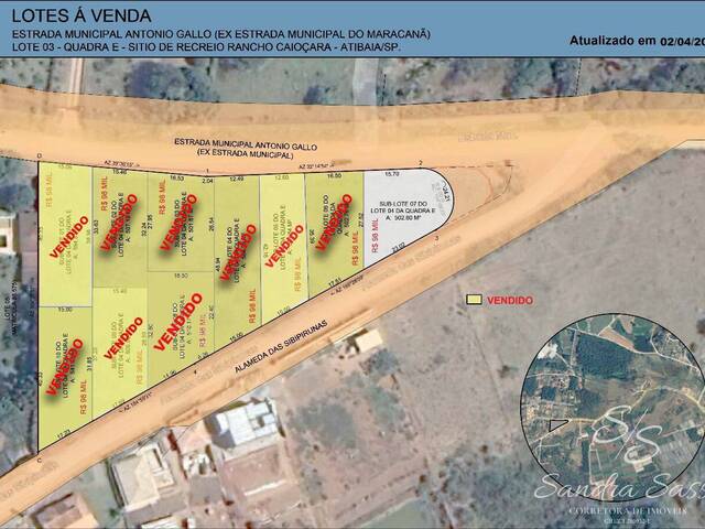 #TER-456 - Área para Venda em Atibaia - SP - 1